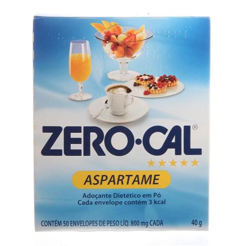 adoçante zero cal aspartame