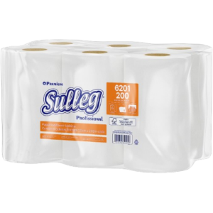 PAPEL TOALHA PREMIUM 100% 6X20X200 C/6 BOBINAS SULLEG