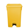Lixeira Amarela 15L com Pedal Bralimpia