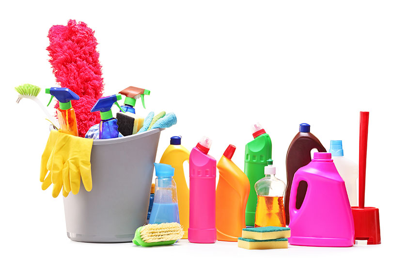 produtos de higiene e limpeza