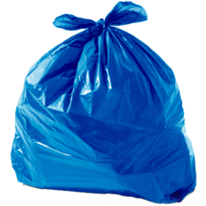 Saco de Lixo Azul Reforçado