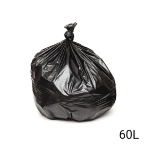 Saco de Lixo 60L Preto Comum