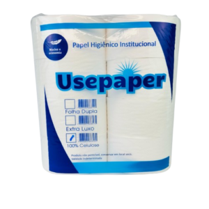 PAPEL HIGIÊNICO ROLÃO LUXO 100 % C8 USEPAPER