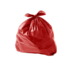 Saco de Lixo 110L Vermelho