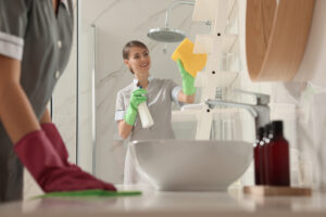 Leia o artigo e confira uma lista abrangente com todos os EPIs que são indispensáveis para garantir segurança durante a limpeza profissional em banheiros.