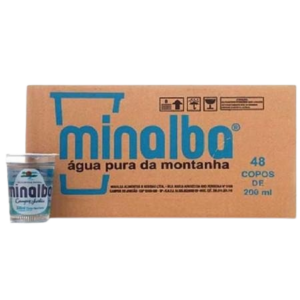 Água Mineral 200mL Minalba C48