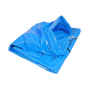 Saco de Lixo Hamper 120L Azul 90x105 C50 Jurema