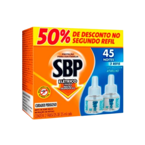 Inseticida Refil 45 Noites SBP C/2