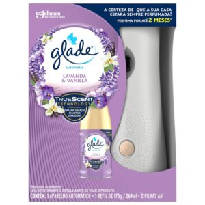 Refil e Aparelho Odorizador Automático Lavanda e Baunilha Glade 269mL