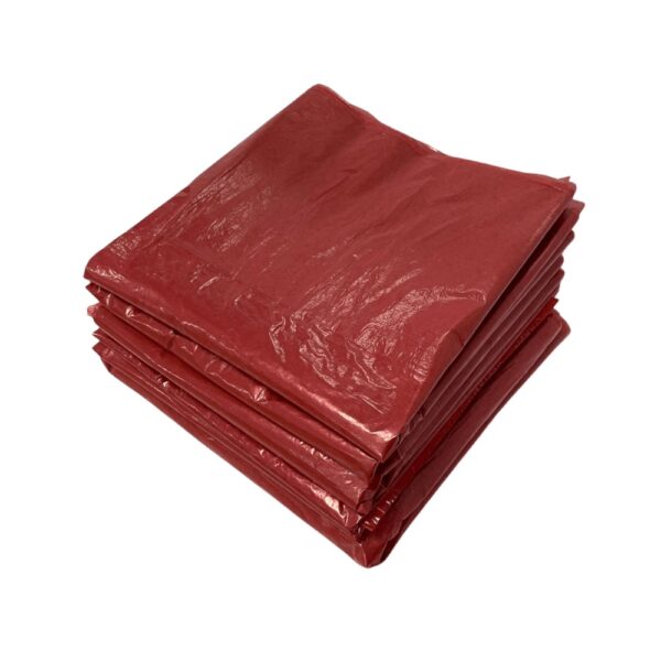 Saco de Lixo 110L Vermelho 90x90 P4 C/80