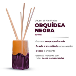 Difusor de Varetas 100mL Orquídea Negra Coala