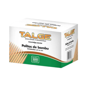 Palito de Dente Bambu Talge | Caixa C/2000