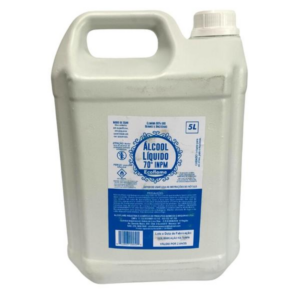 Álcool Líquido 5L 70% Ecoflame