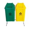 Conjunto para Coleta Seletiva C/2 Cestos 100L JSN