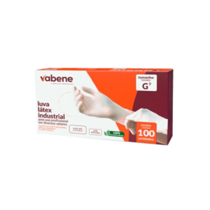 Luva Látex G com Pó C/100 Vabene